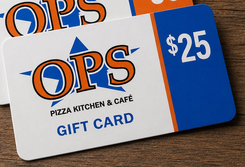 OPS Pizza Kitchen & Caf&eacute; $25 gift card